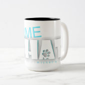 Jアイムチャット猫コーヒーカップカフェ ツートーンマグカップ (正面右)