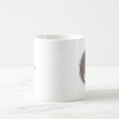 Jイニシャルフローラモノグラム コーヒーマグカップ (中央)