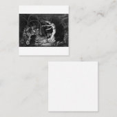 Jウェルカムに囲まれた彼女の大釜の魔女 スクエア名刺 (正面/裏面)