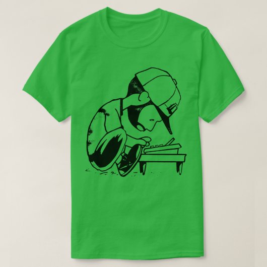 Jジラスケッチハット Tシャツ (デザイン正面)