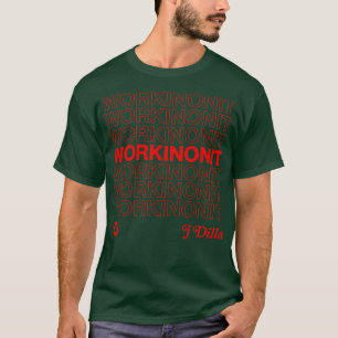 Jディラワークニョウト90sヒップホップデザイン Tシャツ