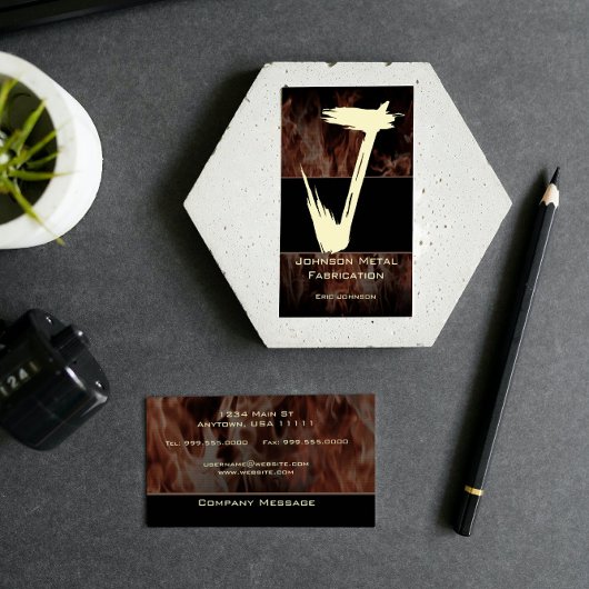 Jフラムモノグラム名刺 名刺