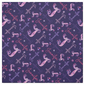 Jモノグラムパーソナライズされたと名前Jennifer fabric ファブリック (見本)