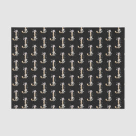 Jモノグラムフローラティッシュペーパー 薄葉紙