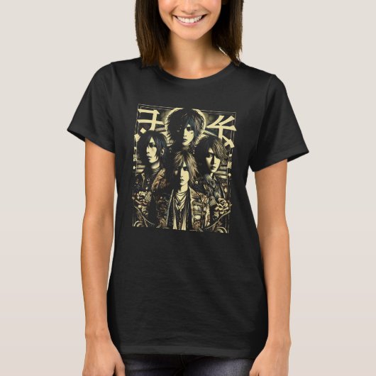 Jロックバンド Tシャツ (正面)