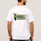 J法律のWodkillaの忍者アカデミーの"ティー Tシャツ (裏面)