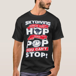 J車に乗り込むポップ・アートのと車に乗りストップ難いスカイダイビング Tシャツ
