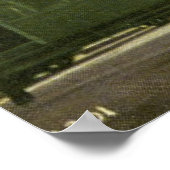 J通りフレスノカリフォルニアヴィンテージ ポスター (角)