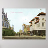 J通りフレスノカリフォルニアヴィンテージ ポスター (正面)