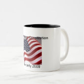j0400667のお茶会は2009年、私達のConstituを…維持します ツートーンマグカップ (正面右)