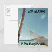 j0423125、ジャストリラックスル、フロリダ鍵 ポストカード (正面/裏面)