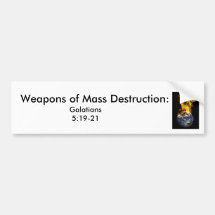 j0437381の大量破壊兵器: 、Galat… バンパーステッカー