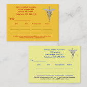 j0439599の_________の__________の   _______… 予約カード (正面/裏面)