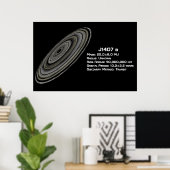 J1407 b (1SWASP J140747.93-394542.6 b) ポスター (ホームオフィス)