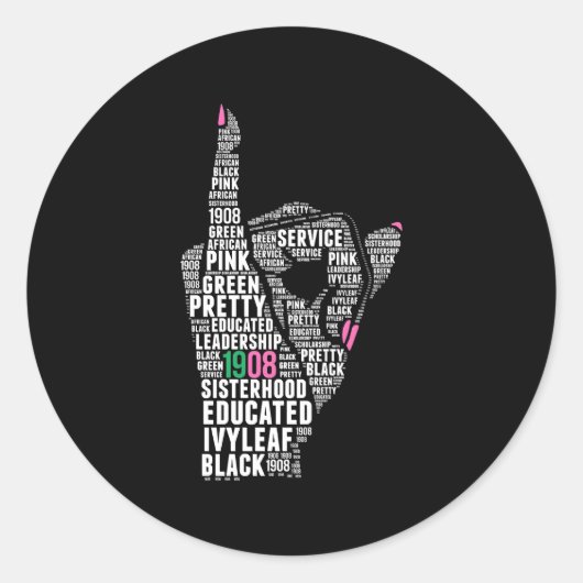 J15創業者の日Akaハンドサイン語 ラウンドシール (正面)