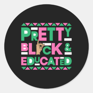 J15創業者の日Aka African かわいらし Black Educate ラウンドシール