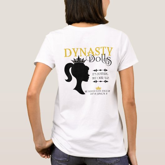 J3王朝17-18のロゴのワイシャツ Tシャツ (裏面)
