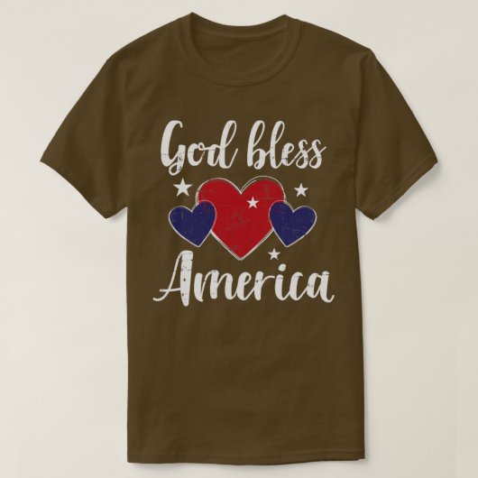 J4日の独立記念日にアメリカを祝福せよ Tシャツ (デザイン正面)