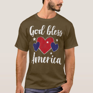 J4日の独立記念日にアメリカを祝福せよ Tシャツ