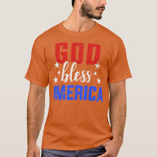 J4日の独立記念日にアメリカを祝福せよ Tシャツ