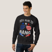 J4th Of Bang American Flag Fireworksに スウェットシャツ (正面フル)