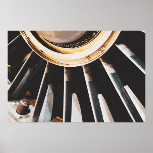 J58 Jet Engine Fan - SR-71 Blackbird, A-12, YF-12 ポスター (正面)