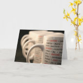 "J"のマグ カード (黄色い花)