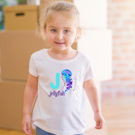 J はクラゲの旅: 海への旅 トドラーTシャツ