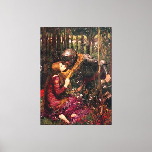 J.ウォーターハウス – 慈悲のない美しい女性 キャンバスプリント (正面)