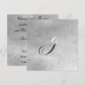 J エレガント モノグラム インビテーション (正面/裏面)