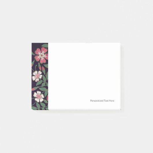 J.オーウェン1863年著花柄 ポストイット (正面)