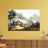 J.クラークによってエッチングされたサラマンカの戦い キャンバスプリント (インサイチュ (リビング))