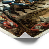 J.クラークによってエッチングされたサラマンカの戦い ポスター (角)