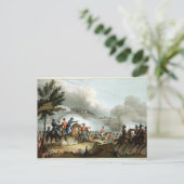 J.クラークによってエッチングされたサラマンカの戦い ポストカード (スタンド正面)