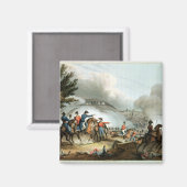 J.クラークによってエッチングされたサラマンカの戦い マグネット (正面/裏面)