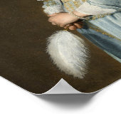 J.コーネリスの青い服を着た少女のポートレート ポスター (角)