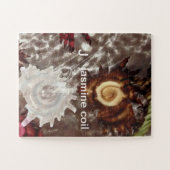 J -ジャスミンのコイルのアルファベットの芸術のパズル ジグソーパズル (横)