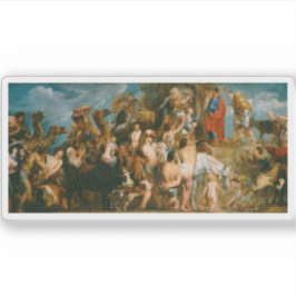 J.ジョルダン – モーセが岩から水を打つ シール