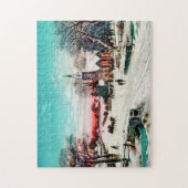 J.フーバー&ソンによる教会へのクリスマスイブ ジグソーパズル (縦)