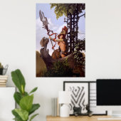 J.マシュー・ルートによるアテナ ポスター (ホームオフィス)