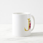 "J"モノグラムコーヒーマグ コーヒーマグカップ (正面右)