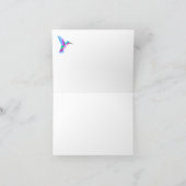 J - #3ビーチの楽園の空白のなカードのため サンキューカード (内部)