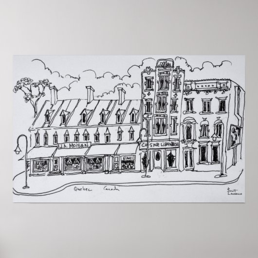 J.A.森さん食料品店 |カナダ ポスター (正面)