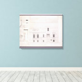 J.A.M.ウィスラーEsqのHouse & Studioデザイン キャンバスプリント (インサイチュ (ウッドフロア))