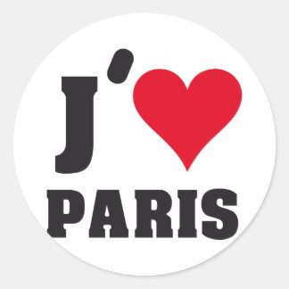 J´AIME PARIS ラウンドシール