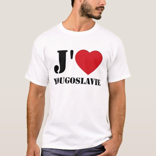 J AIME YOUGOSLAVIE 3D Tシャツ (正面)
