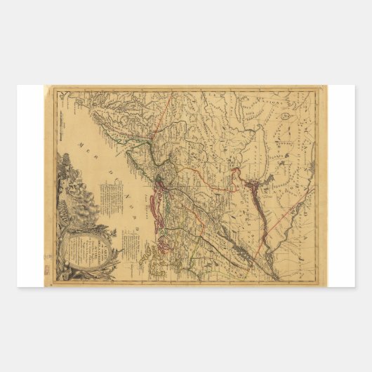 J.Bエリオットによるアメリカ革命戦争の地図（1781年） 長方形シール (正面)