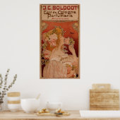 J.C. BOLDOOT香水アールヌーボーポスター ポスター (キッチン)