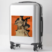 J.C. Leyendecker Banjo Player 1920 Art Deco Art シール (スーツケース)