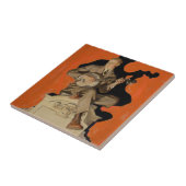 J.C. Leyendecker Banjo Player 1920 Art Deco Art タイル (側面)